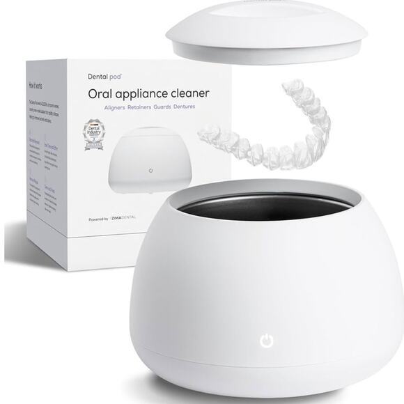 Zima Dental Pod-Oral Appliance Cleaner Arctic White NEW - Picture 1 of 9